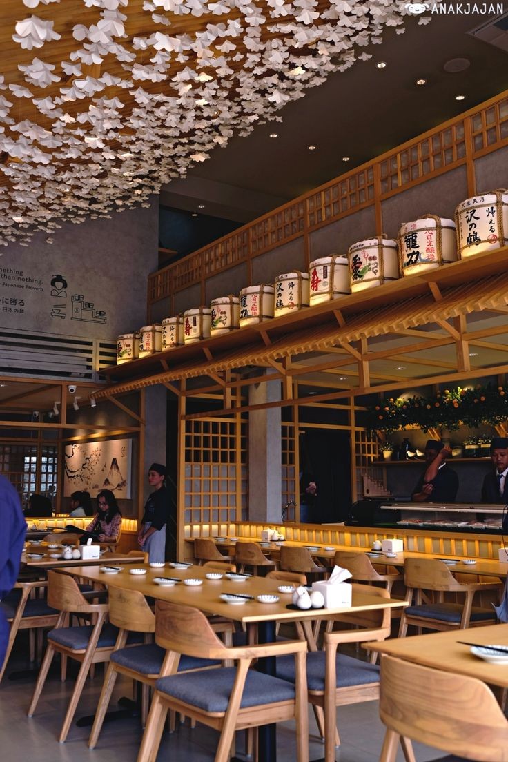طراحی داخلی رستوران ژاپنی
