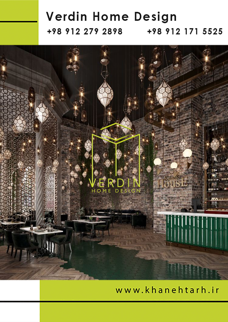 طراحی داخلی رستوران لوکس مراکشی