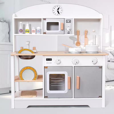 آشپزخانه اسباب بازی چوبی کودک مدل 1001 cabinet modern wooden