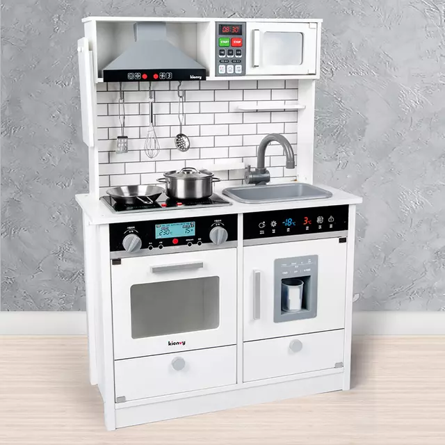 آشپزخانه اسباب بازی چوبی کودک مدل 3003 cabinet modern wooden