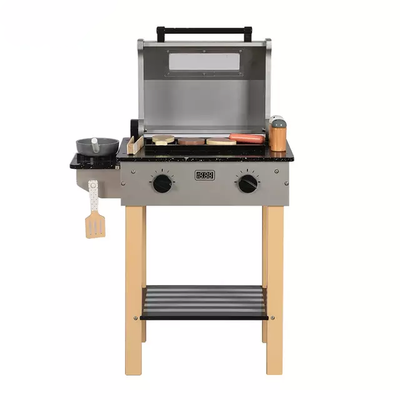 آشپزخانه اسباب بازی چوبی کودک کباب پز مدل 6003 BBQ Modern wooden