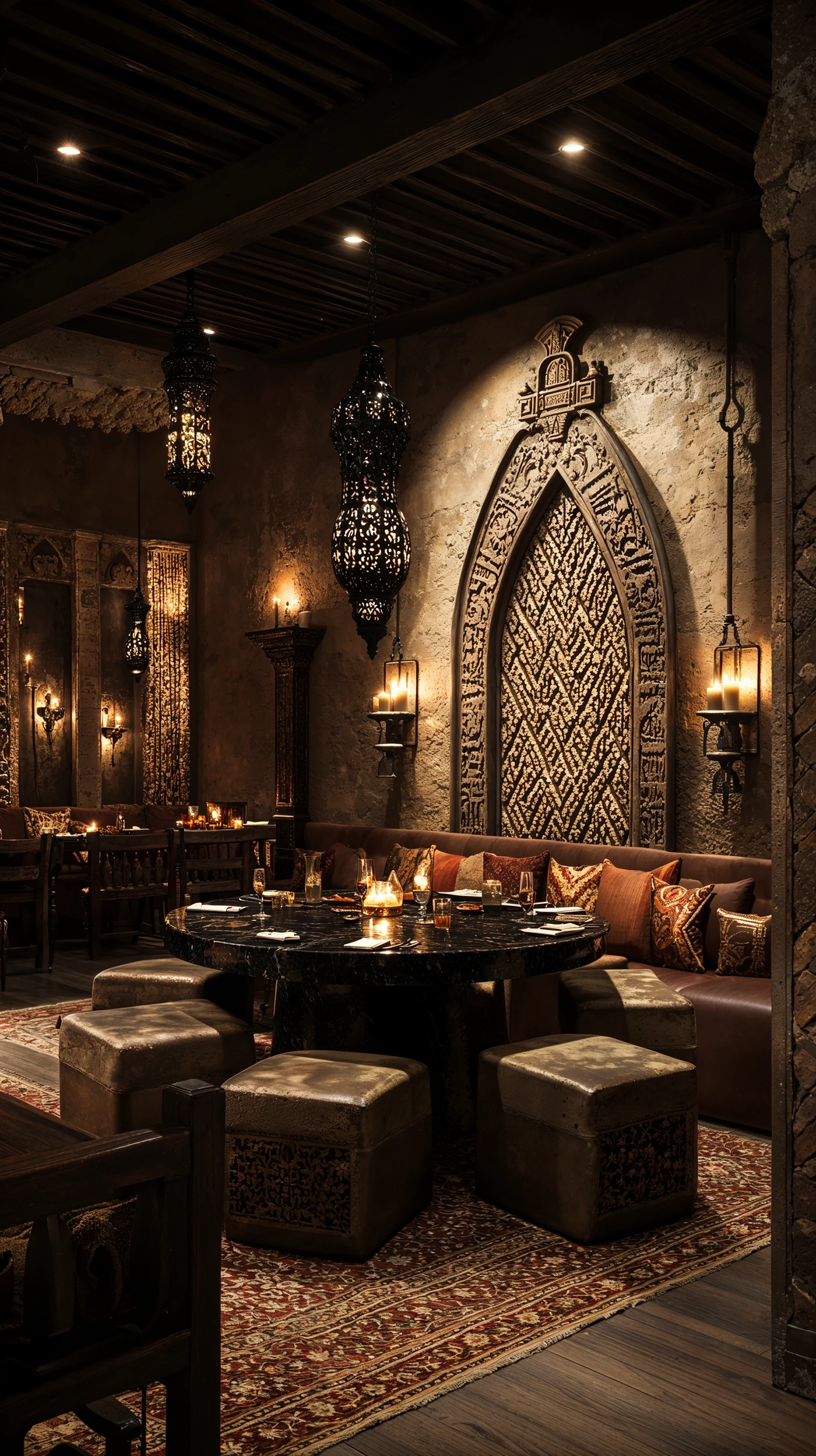 طراحی رستوران عربی