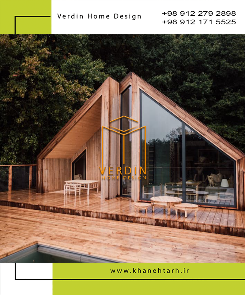 طراحی و اجرای کلبه سوییسی در شمال 