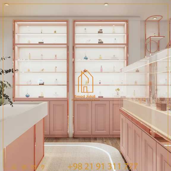 ویترین عطر با طراحی شاهکار