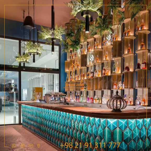بار سالنی لوکس و فوق مدرن