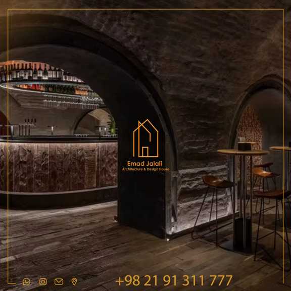 کانتر بار شیک با طراحی خاص 