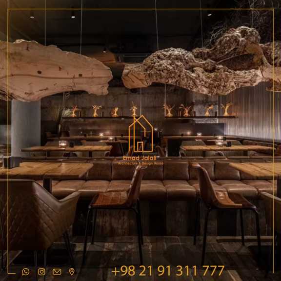 کانتر بار شیک با طراحی خاص 