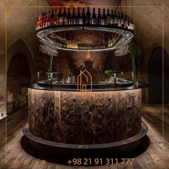 کانتر بار شیک با طراحی خاص 