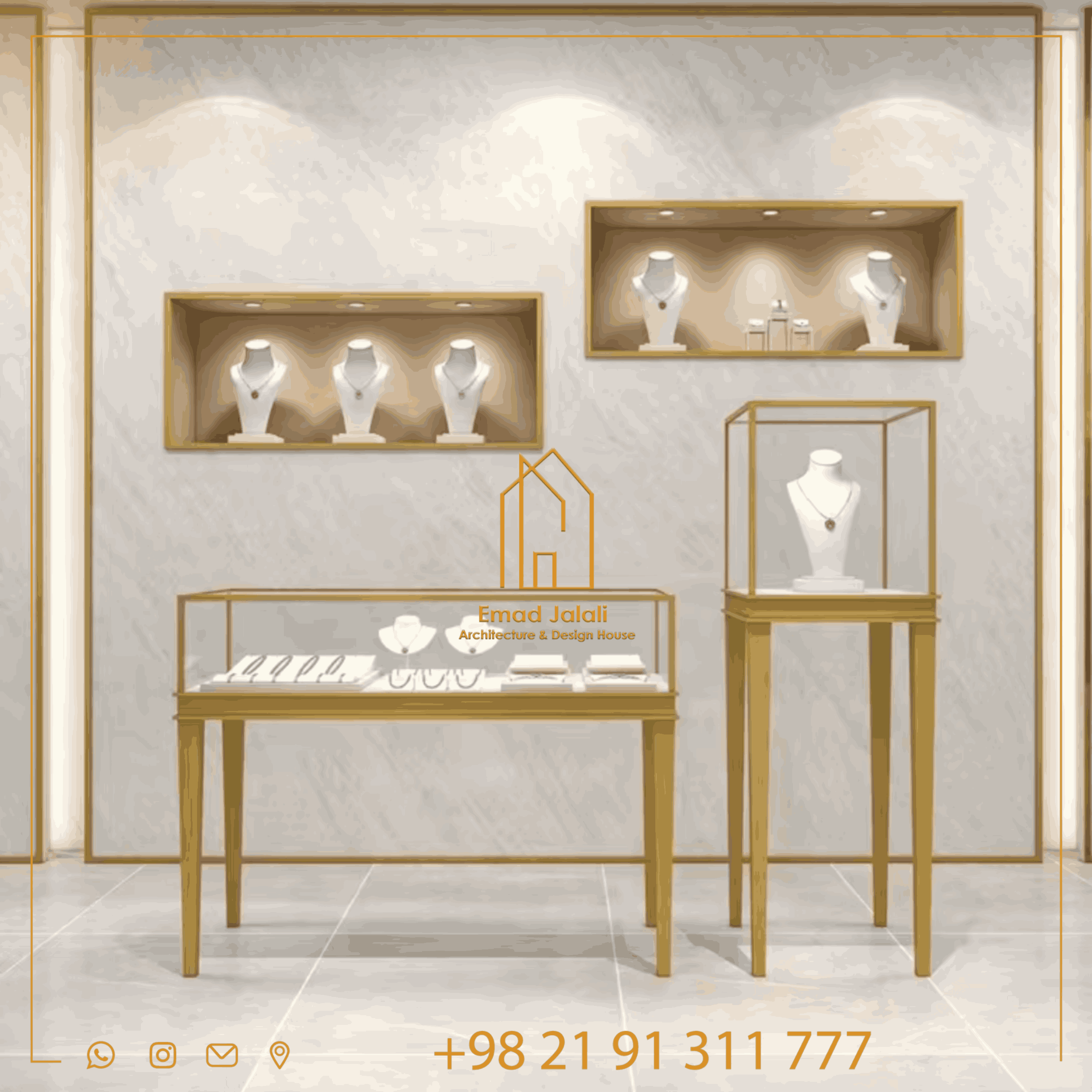 ویترین بوتیک‌های لوکس پرفروش 