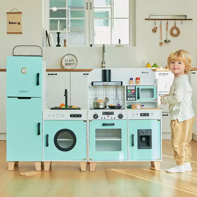 آشپزخانه چند تکه چوبی کودک مدل 8005 cabinet modern wooden