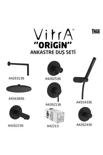 ست دوش تو کار 8 تکه برند ویترا vitra مدل Origin Stil Ankastre
