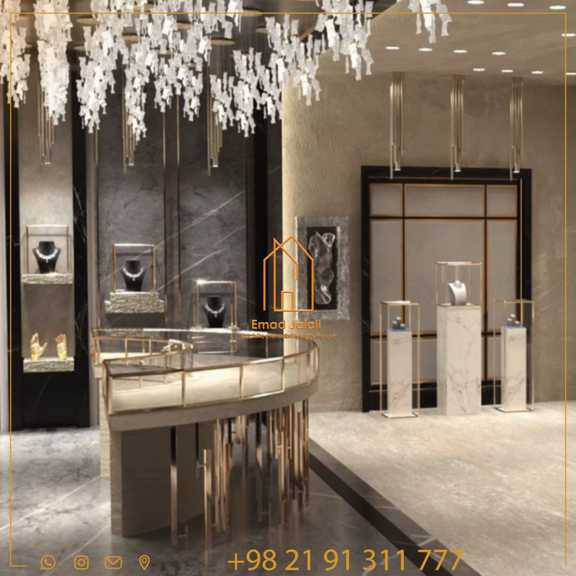 ویترین و کانتر جواهرات فروشی