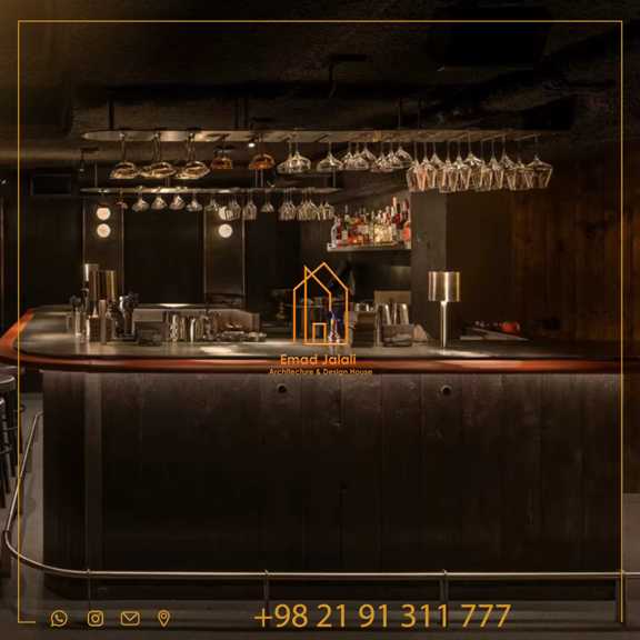 کانتر بار شیک با طراحی خاص