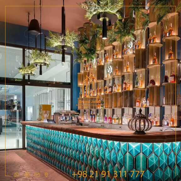 بار سالنی لوکس و فوق مدرن