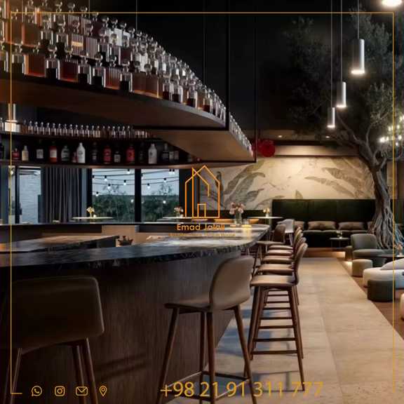 بار سالنی لوکس و فوق مدرن