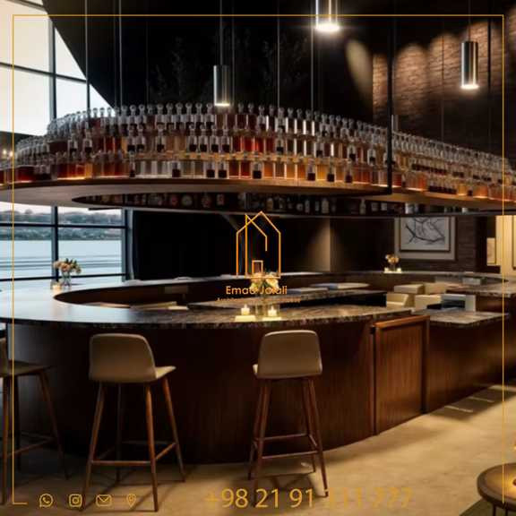بار سالنی لوکس و فوق مدرن
