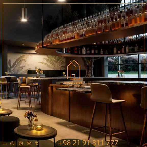 بار سالنی لوکس و فوق مدرن