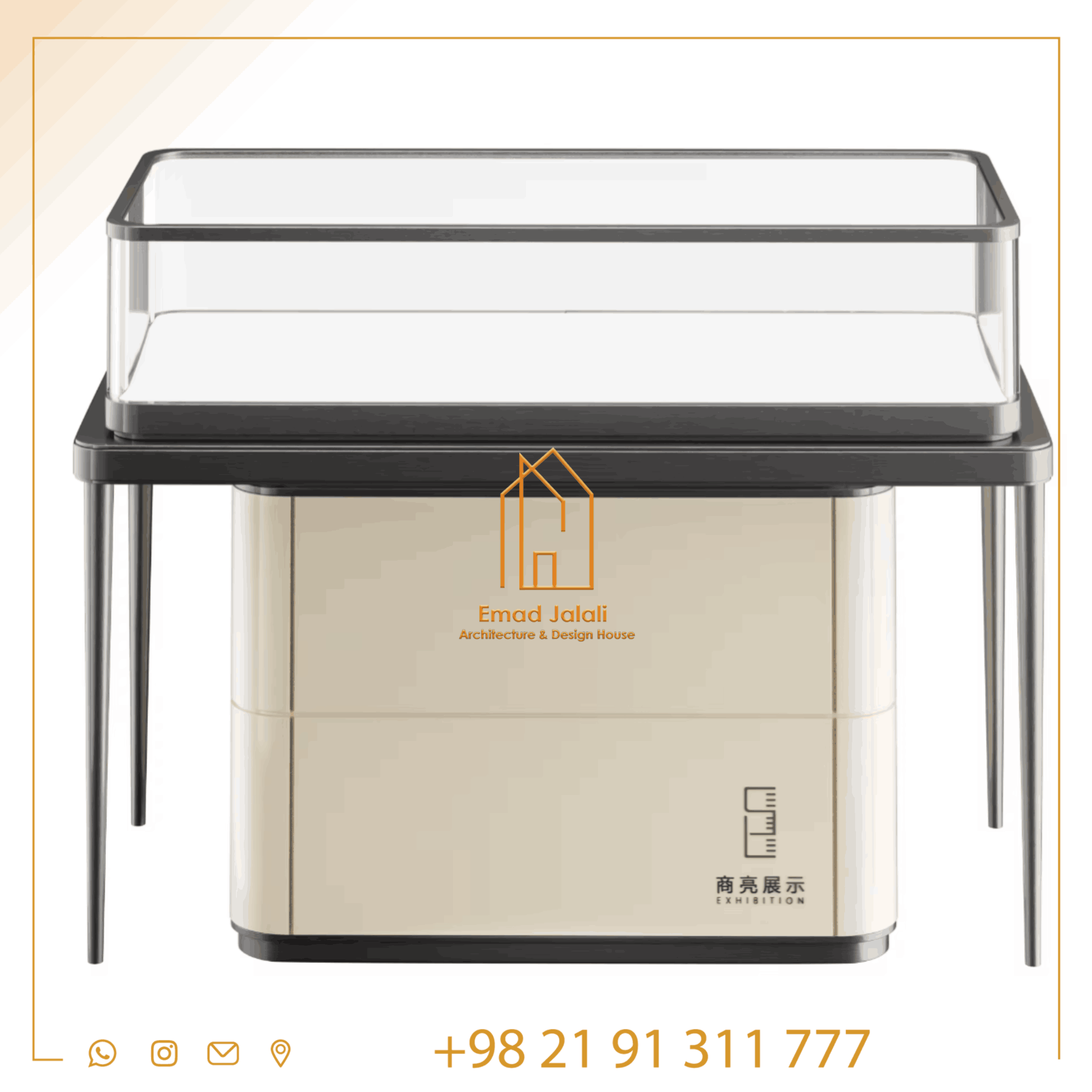 ویترین جواهرات لوکس