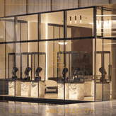 مبلمان ویترین فروشگاه جواهرات شیک