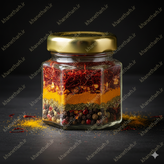 جار تستر شش گوش شیشه ای | درب فلزی | 294 عددی