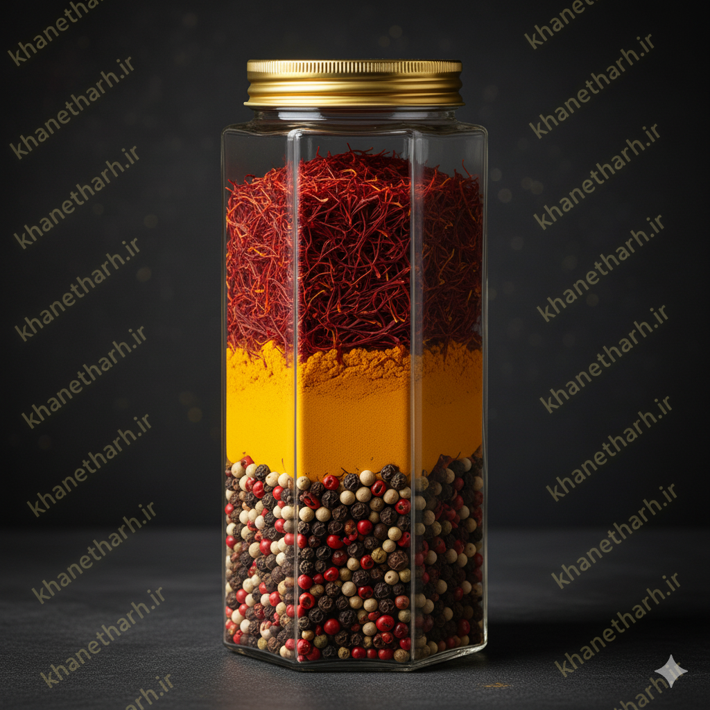 جار شش گوش | درب کانتینری | 32 عددی | سایز 1