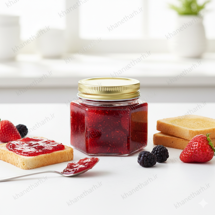 جار شش گوش | درب کانتینری | 75 عددی | سایز 3